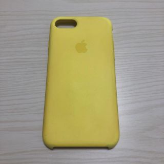 アップル(Apple)のiPhone8 apple シリコンケース　黄色　イエロー(iPhoneケース)