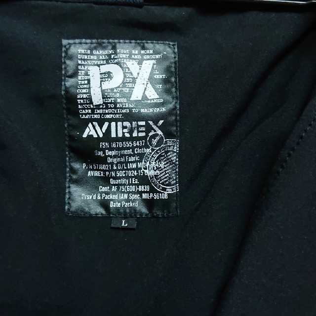 AVIREX(アヴィレックス)のavirex モッズコート ブラック メンズのジャケット/アウター(モッズコート)の商品写真