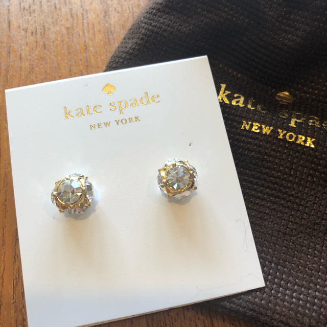 kate spade new york(ケイトスペードニューヨーク)の【新品未使用】Kate Spadeクリスタルピアス レディースのアクセサリー(ピアス)の商品写真