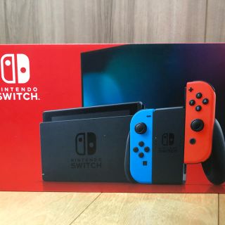 ニンテンドースイッチ(Nintendo Switch)のニンテンドースイッチ　ネオンブルー／レッド(家庭用ゲーム機本体)