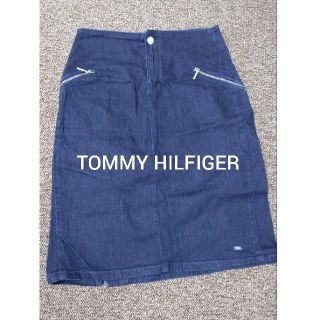 トミーヒルフィガー(TOMMY HILFIGER)のTOMMY HILFIGER デニムスカート(ひざ丈スカート)