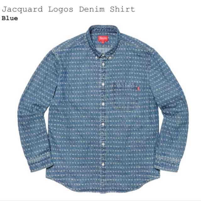 supreme Jacquard Logos Denim Shirt 専用