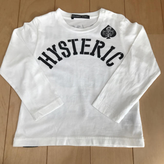 HYSTERIC MINI(ヒステリックミニ)のヒステリックミニ　長袖Tシャツ　90 キッズ/ベビー/マタニティのキッズ服女の子用(90cm~)(Tシャツ/カットソー)の商品写真