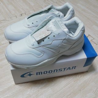 ムーンスター(MOONSTAR )のムーンスター　白　スニーカー23.5(スニーカー)