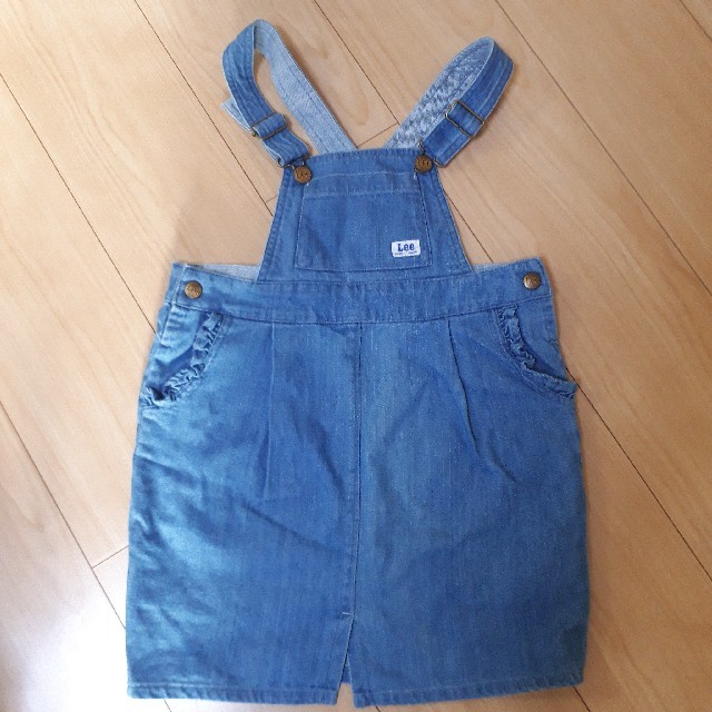 Lee(リー)のLee　専用！アプレレクール　デニムスカート　ジャンスカ キッズ/ベビー/マタニティのキッズ服女の子用(90cm~)(ワンピース)の商品写真