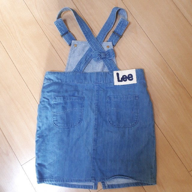 Lee(リー)のLee　専用！アプレレクール　デニムスカート　ジャンスカ キッズ/ベビー/マタニティのキッズ服女の子用(90cm~)(ワンピース)の商品写真