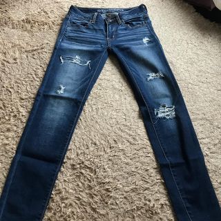 アメリカンイーグル(American Eagle)のアスカさん取り置き、ダメージスキニーパンツ(デニム/ジーンズ)