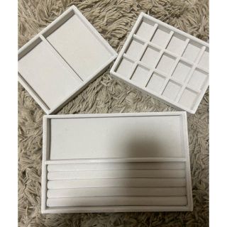 ムジルシリョウヒン(MUJI (無印良品))のベロア内箱仕切/3個セット(小物入れ)