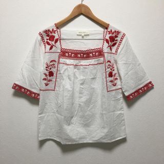 サンタモニカ(Santa Monica)のメキシコ　vintage刺繍ブラウス(シャツ/ブラウス(半袖/袖なし))