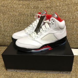 ナイキ(NIKE)のNIKE Air Jordan 5 fire red aj5 エアジョーダン5(スニーカー)