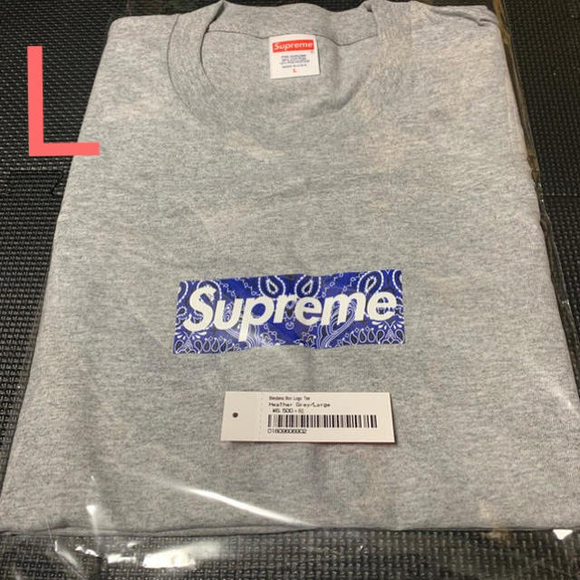 Tシャツ/カットソー(半袖/袖なし)supreme Bandana Box Logo Tee ボックスロゴ