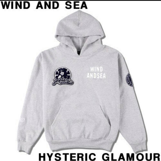 パーカーＬ　パーカー HYSTERIC GLAMOUR × wind and sea