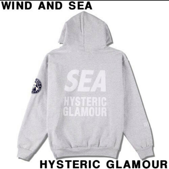 HYSTERIC GLAMOUR(ヒステリックグラマー)のＬ　パーカー HYSTERIC GLAMOUR × wind and sea メンズのトップス(パーカー)の商品写真
