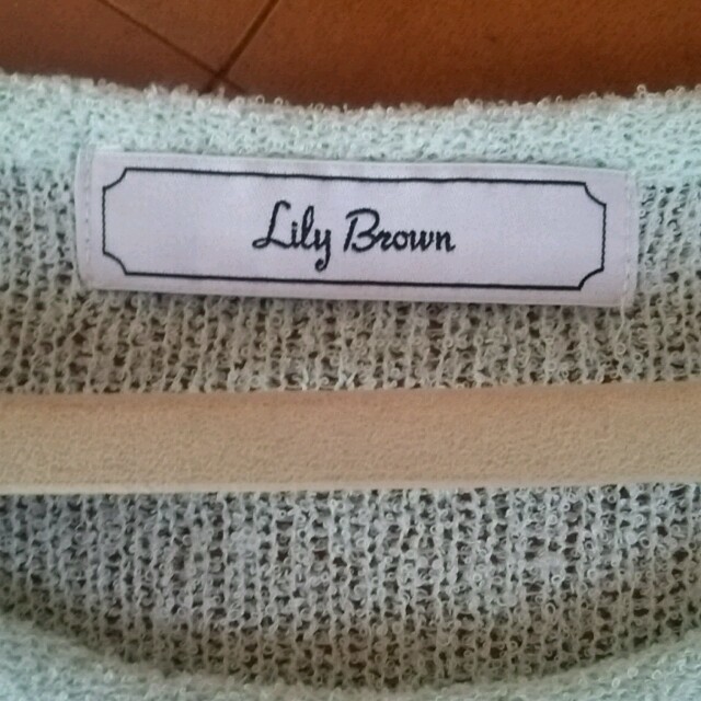 Lily Brown(リリーブラウン)のLilyBrown シースルーニット レディースのトップス(ニット/セーター)の商品写真