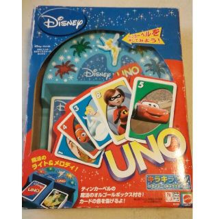 ウーノ(UNO)のuno ウノ　カードゲーム　未使用品　ディズニー版ティンカーベル(トランプ/UNO)