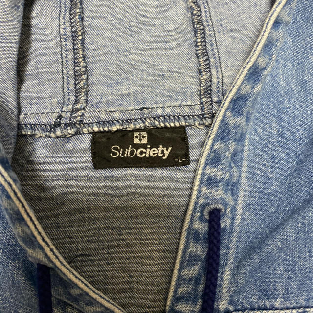 Subciety(サブサエティ)のSubciety  デニムパーカー メンズのトップス(パーカー)の商品写真