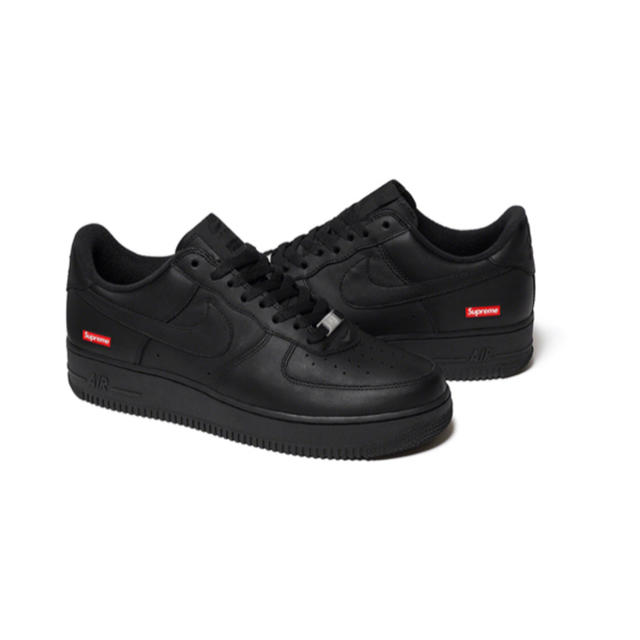 265cmカラーSupreme Nike Air Force 1 Low ブラック 26.5cm