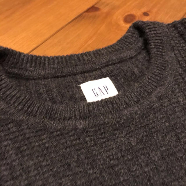 GAP(ギャップ)の【ミーネコ様専用】GAP ウールニット セーター チャコールグレー Sサイズ メンズのトップス(ニット/セーター)の商品写真