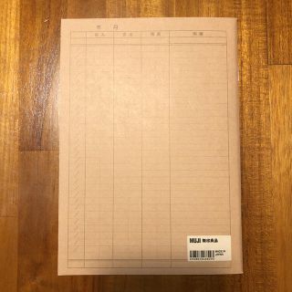 ムジルシリョウヒン(MUJI (無印良品))の無印　家計簿　ノート　A5(その他)