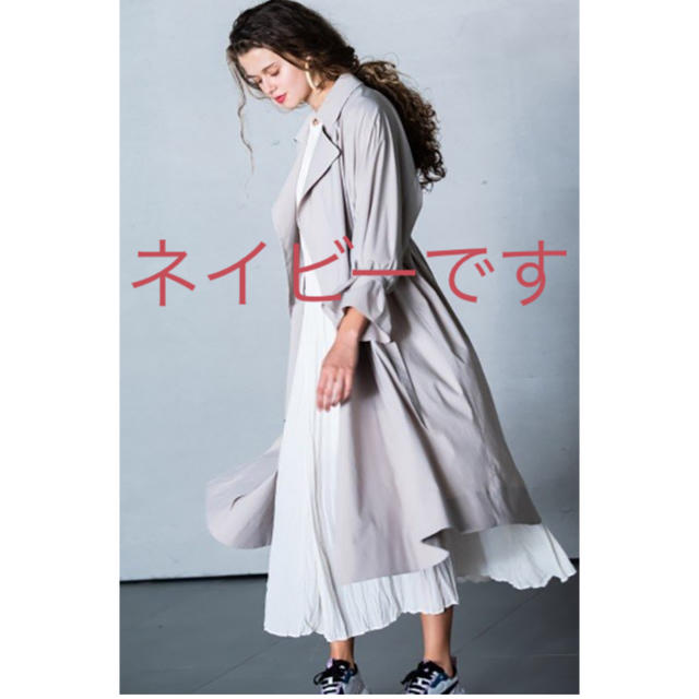 emmi atelier(エミアトリエ)の新品♡2019SS雑誌掲載完売emmiスプリングドロストコート レディースのジャケット/アウター(トレンチコート)の商品写真