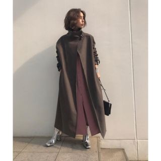 アメリヴィンテージ(Ameri VINTAGE)のWRAP COLLAR COAT(ロングコート)