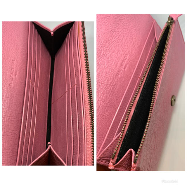BALENCIAGA - 【新品】BALENCIAGA バレンシアガ 長財布 ピンクの BALENCIAGA - 【新品】BALENCIAGA バレンシアガ 長財布 ピンクの