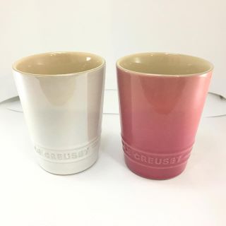 ルクルーゼ(LE CREUSET)の★最終値下げ★ルクルーゼ ショートタンブラー  ペア 未使用品(グラス/カップ)