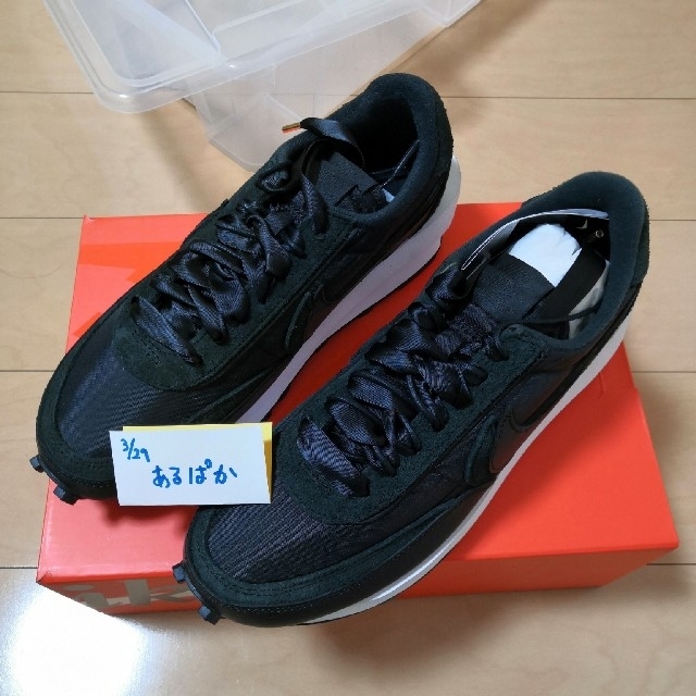 NIKE(ナイキ)の27cm Sacai × Nike LD Waffle Black Nylon メンズの靴/シューズ(スニーカー)の商品写真