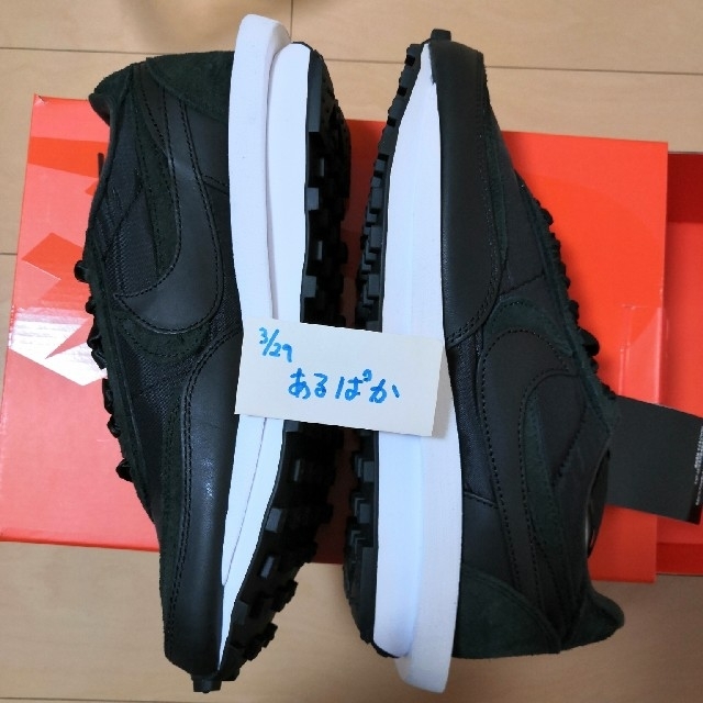 NIKE(ナイキ)の27cm Sacai × Nike LD Waffle Black Nylon メンズの靴/シューズ(スニーカー)の商品写真