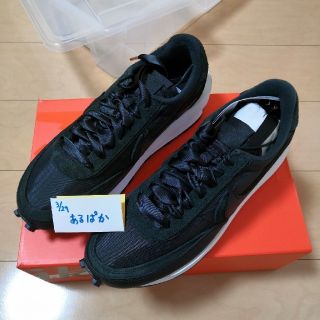 ナイキ(NIKE)の27cm Sacai × Nike LD Waffle Black Nylon(スニーカー)