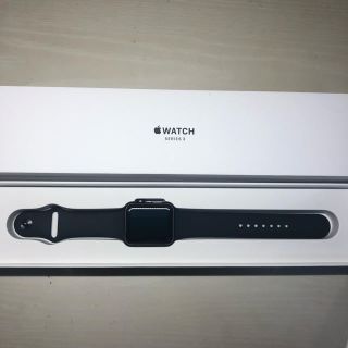 アップルウォッチ(Apple Watch)のApple Watch series 3 gpsモデル　42mm(腕時計(デジタル))