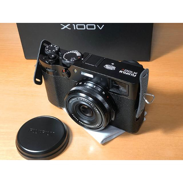 超特価sale開催】 富士フイルム - 中古美品:Fujifilm X100 V ブラック