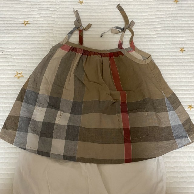 BURBERRY(バーバリー)のキャミソール&ブルマ　バーバリー キッズ/ベビー/マタニティのベビー服(~85cm)(タンクトップ/キャミソール)の商品写真