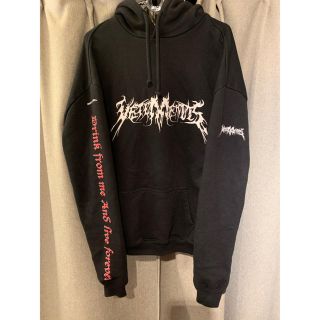 バレンシアガ(Balenciaga)のVETEMENTS確実正規品TOTAL FUCKING DARKNESSパーカー(パーカー)