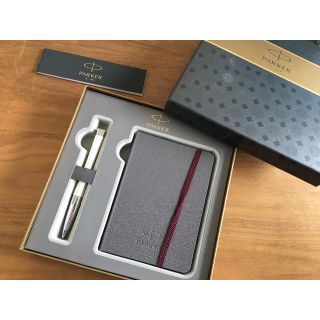 パーカー(Parker)のParker アーバンプレミアムパールボールペン Parkerノートブックセット(ペン/マーカー)