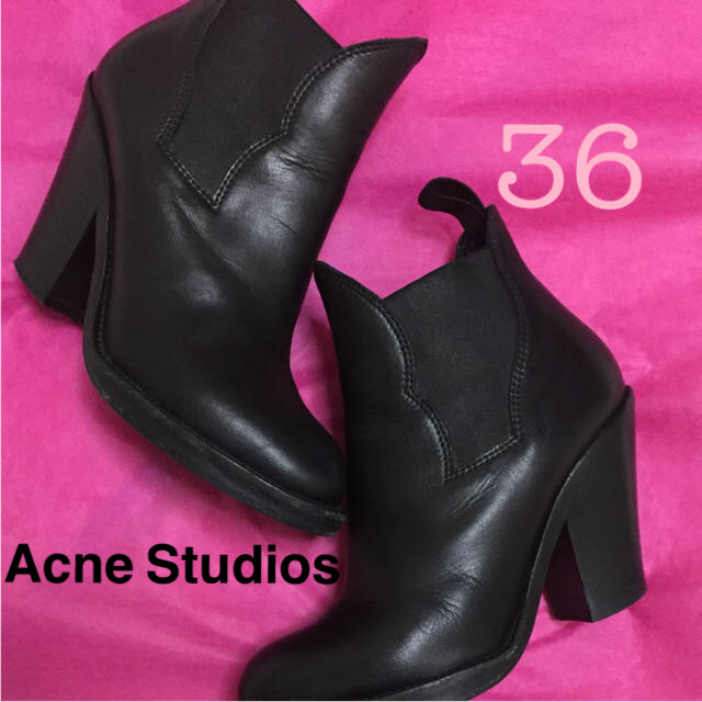 ACNE - 値下げ☆Acne Studios ショートブーツ 黒 36