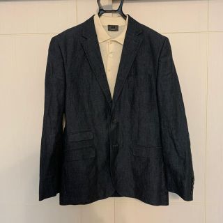 エイチアンドエム(H&M)の【SALE】H&M リネンジャケット　シルクブレンドポロシャツ　セット(テーラードジャケット)