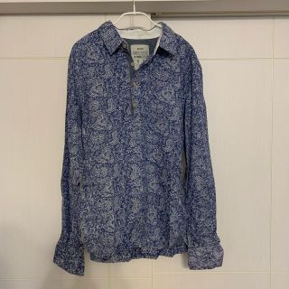 ベルシュカ(Bershka)のBershka（ベルシュカ）メンズ　ペイズリー柄　シャツMサイズ(シャツ)