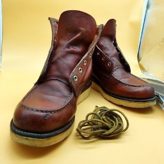 チペワ(CHIPPEWA)のチペワ モックトゥ 赤茶 セッタータイプ CHIPPEWA ブーツUS7(ブーツ)