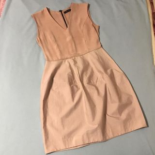 バーニーズニューヨーク(BARNEYS NEW YORK)の【なおこ様専用】YOKO CHAN Vネック　バルーン　ワンピース(ひざ丈ワンピース)