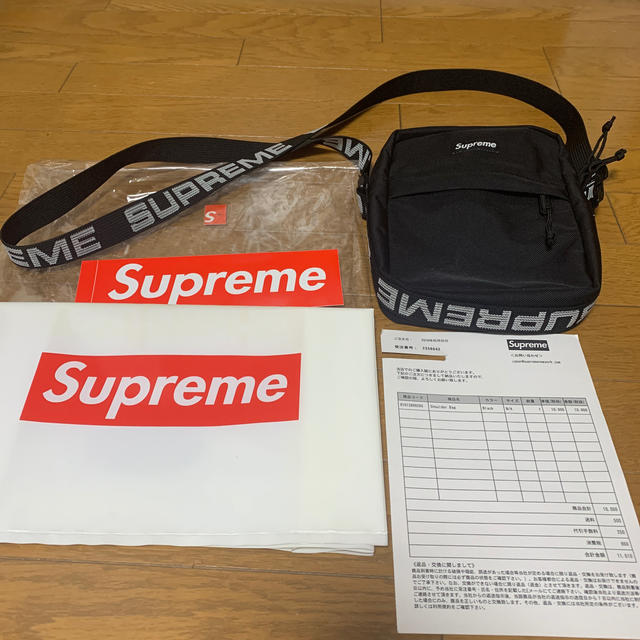 18ss Supreme Shoulder Bag tan 納品書付属アイテムShoulderBag