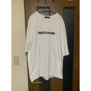 ラフシモンズ(RAF SIMONS)の[美品]韓国　ロングTシャツ　権力の美学似(Tシャツ/カットソー(半袖/袖なし))