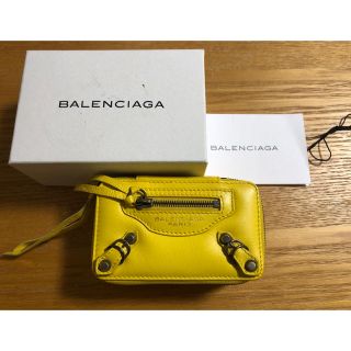 バレンシアガ(Balenciaga)のバレンシアガ　ポーチ　イエロー黄色(ポーチ)