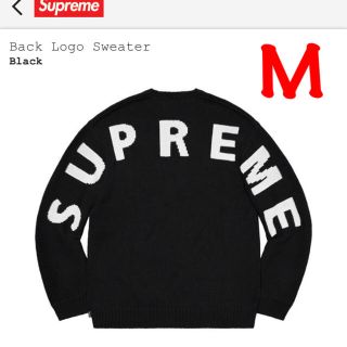 シュプリーム(Supreme)のSupreme Back Logo Sweater Black/M(ニット/セーター)