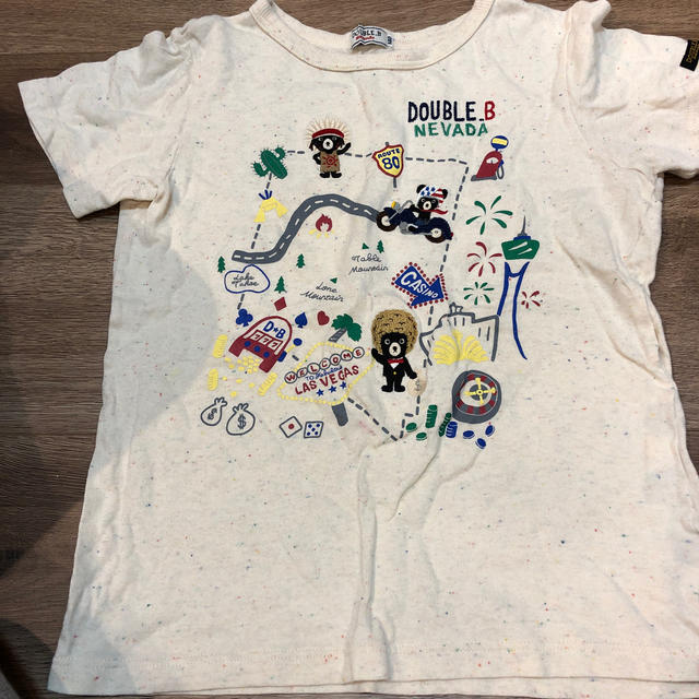 DOUBLE.B(ダブルビー)のダブルビー　ティシャツ  140 キッズ/ベビー/マタニティのキッズ服男の子用(90cm~)(Tシャツ/カットソー)の商品写真