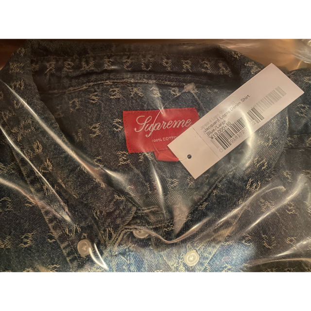 Supreme(シュプリーム)のsupreme Jacquard Logos Denim Shirt L メンズのトップス(シャツ)の商品写真