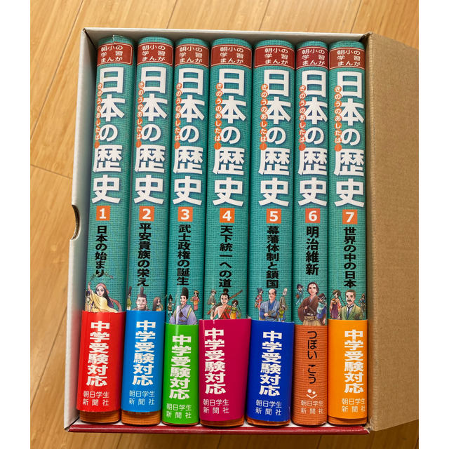 朝日新聞出版(アサヒシンブンシュッパン)の日本の歴史　7巻セット　新品に近いです エンタメ/ホビーの漫画(全巻セット)の商品写真