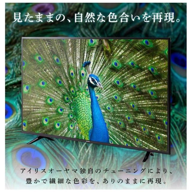 アイリスオーヤマ(アイリスオーヤマ)の4K 55型  液晶テレビ アイリスオーヤマ 液晶TV スマホ/家電/カメラのテレビ/映像機器(テレビ)の商品写真