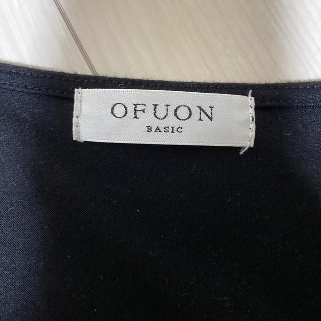 OFUON(オフオン)のOFUON トップス(黒) レディースのトップス(カットソー(長袖/七分))の商品写真