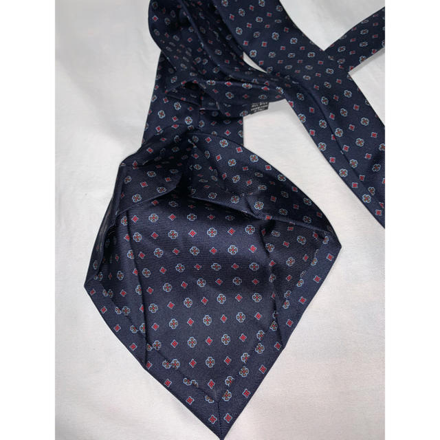 TIE YOUR TIE(タイユアタイ)のセッテピエゲ ネクタイ マリネッラ E.Marinella ネイビー メンズのファッション小物(ネクタイ)の商品写真